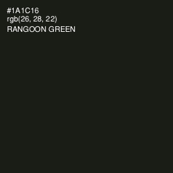 #1A1C16 - Rangoon Green Color Image